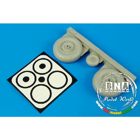 1/32 Junkers Ju 88A-1 Wheels & Paint Masks for Revell kit