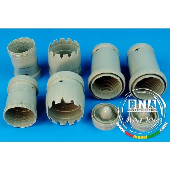 1/32 F-15K Slam Eagle Exhaust Nozzles for Tamiya kit