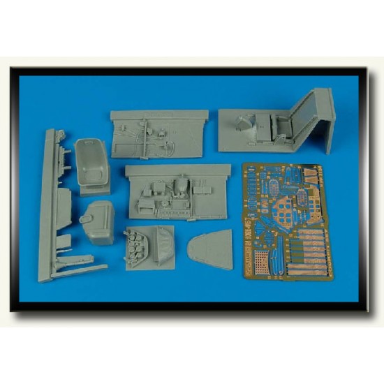 1/32 Messerschmitt Bf 109E-4/E-7 Cockpit Set for Eduard kit
