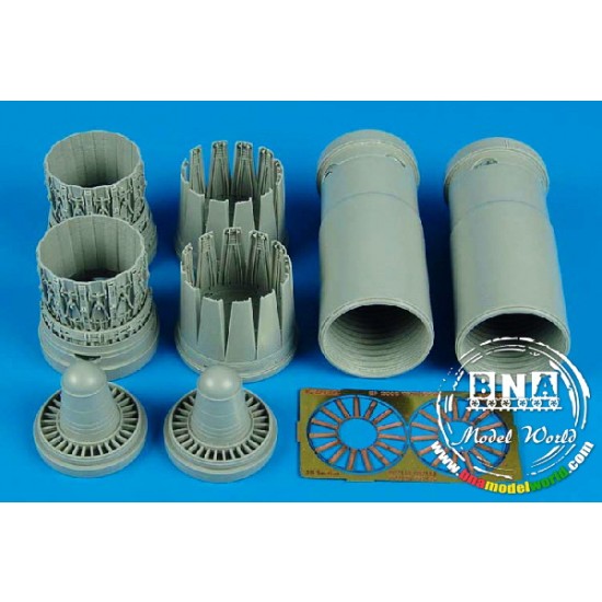1/32 EF-2000A Typhoon Late Exhaust Nozzles for Trumpeter kit