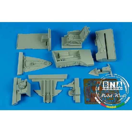 1/32 North American F-86F Sabre Cockpit Set for Kinetic kit