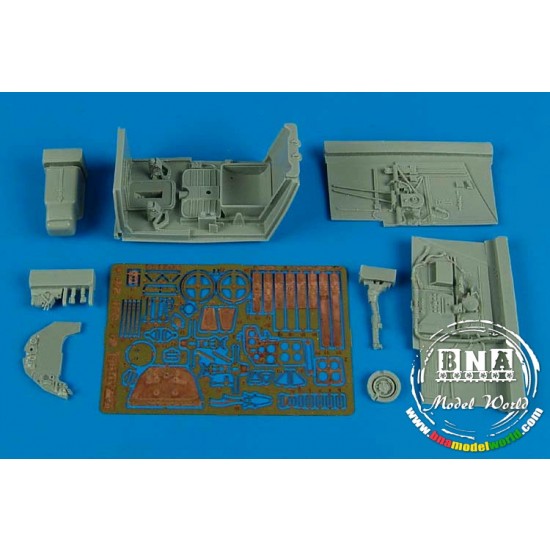 1/32 Bf 109Gf-2/F-4 Cockpit Set for Trumpeter kit