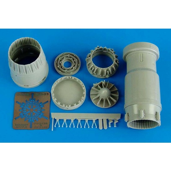 1/32 Mig-23 Flogger Exhaust Nozzle - Closed Position for Trumpeter kit