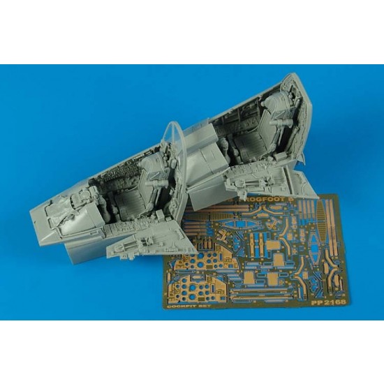 1/32 Sukhoi Su-25UB Frogfoot B Cockpit Set for Trumpeter kits 