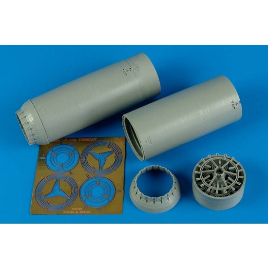 1/32 Grumman F-14A Tomcat Exhaust Nozzles - opened for Tamiya kits 