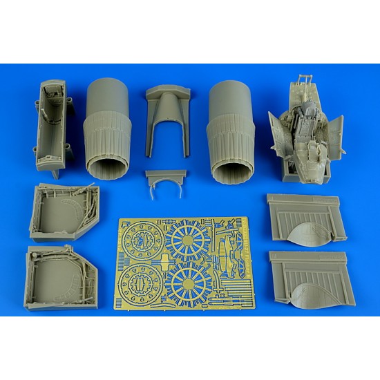 1/32 Sukhoi Su-27 Flanker B Detail Set for Trumpeter kit (Resin+PE)