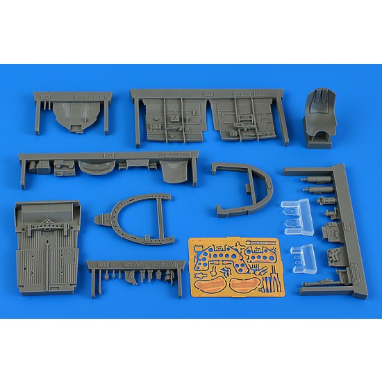 1/32 Macchi Mc.202 Cockpit Set Early Version for Italeri kits