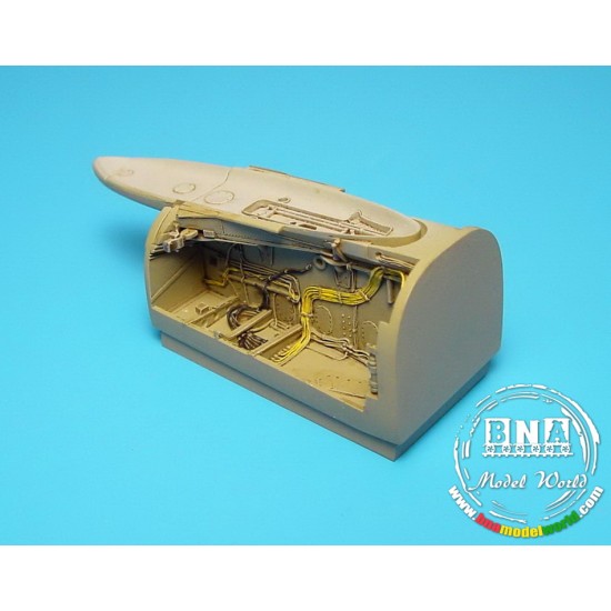 1/48 Arado Ar-234 Blitz Main Wheel Bay for Hasegawa kit