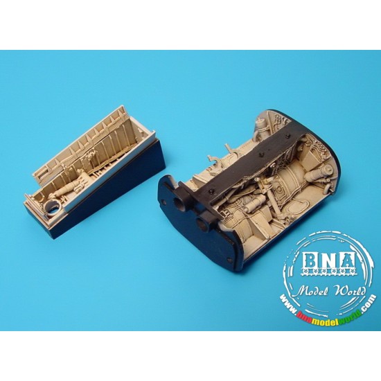 1/48 F-8 Crusader Wheel Bay for Hasegawa kit