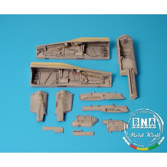 1/48 MIG-29A Fulcrum Wheel Bay for Academy kit