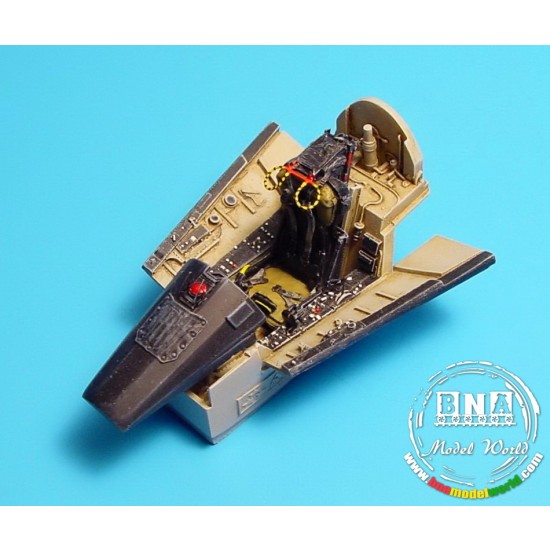 1/48 F-8J Crusader Cockpit Set for Hasegawa kit
