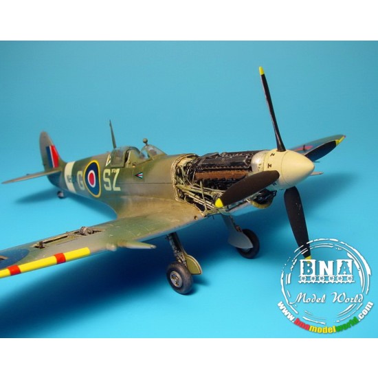1/48 Spitfire Mk.IX Detail Engine Set for Hasegawa kit