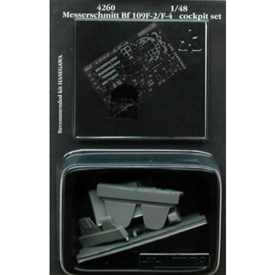 1/48 Messerschmitt Bf-109F-2/F-4 Cockpit Set for Hasegawa kit