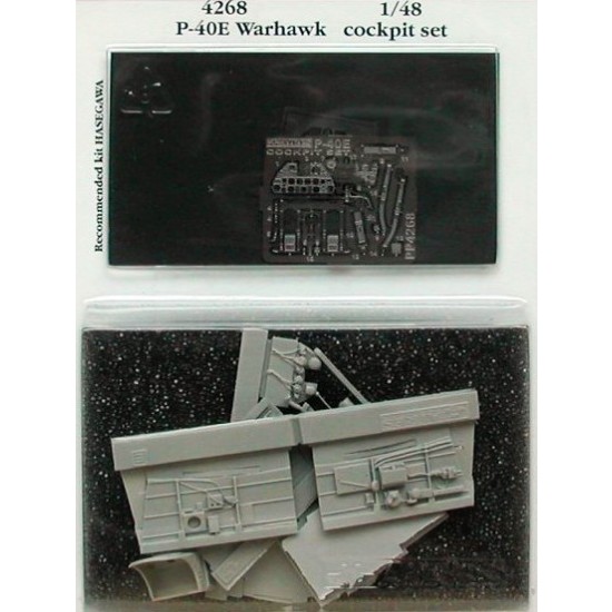 1/48 P-40E Warhawk Cockpit Set for Hasegawa kit