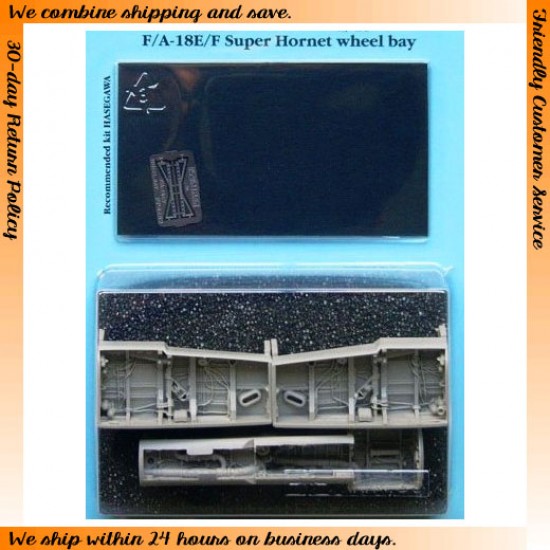 1/48 F/A-18E/F Super Hornet Wheel Bay for Hasegawa kit