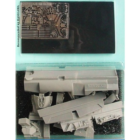 1/48 F-16D Fighting Falcon Cockpit Set for Hasegawa kit