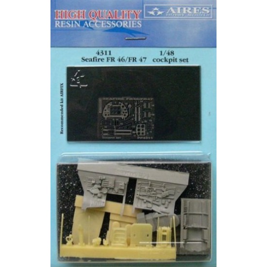 1/48 Seafire FR 46/Fr 47 Cockpit Set for Airfix kit
