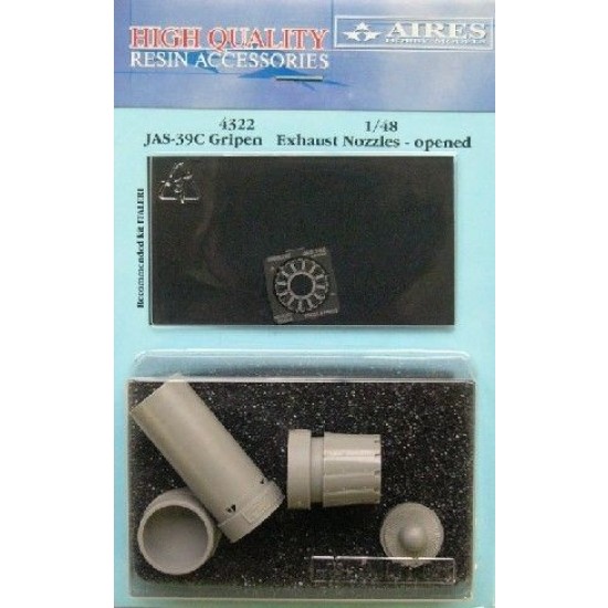 1/48 JAS-39C Gripen Exhaust Nozzle - Opened for Italeri kit
