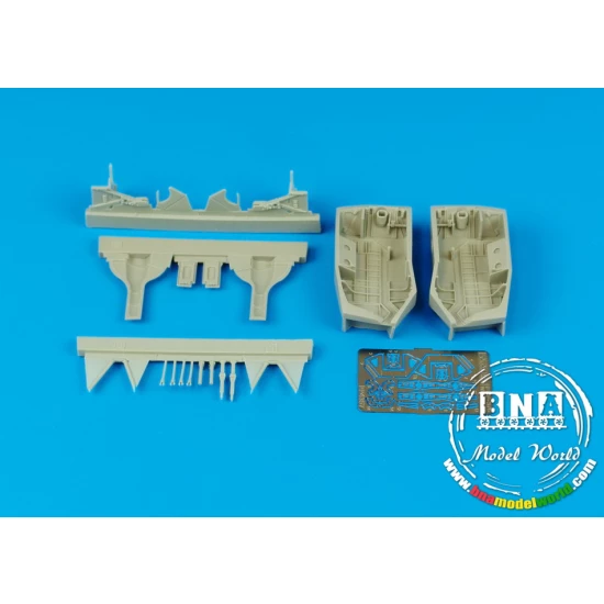 1/48 F6F-3/5 Hellcat Wheel Bay for Eduard kit