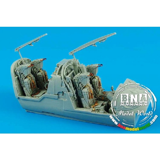 1/48 EA-6B Prowler ICAP-2(Late) Cockpit Set for Monogram/Revell kit