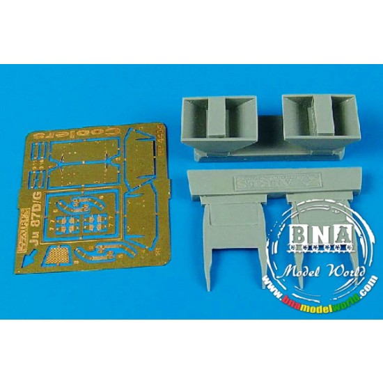 1/48 Junkers Ju-87D Stuka Air Coolers for Hasegawa kit