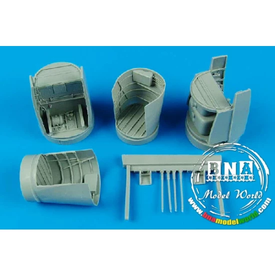 1/48 Heinkel He-219A-7 Main Wheel Bays for Tamiya kit