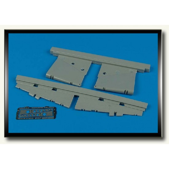1/48 J35 Draken Control Surfaces for Hasegawa kit