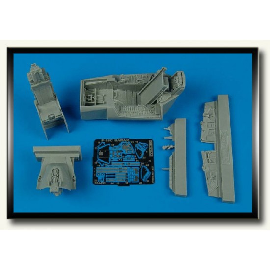 1/48 F-16C Barak Cockpit Set for Hasegawa kit