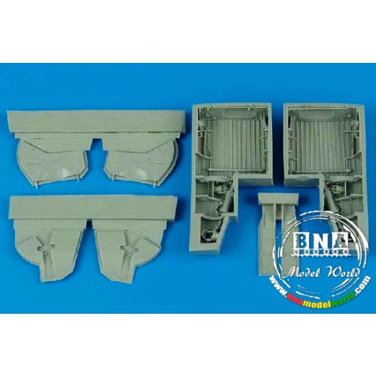 1/48 P-47 Thunderbolt Wheel Bays for Tamiya kit