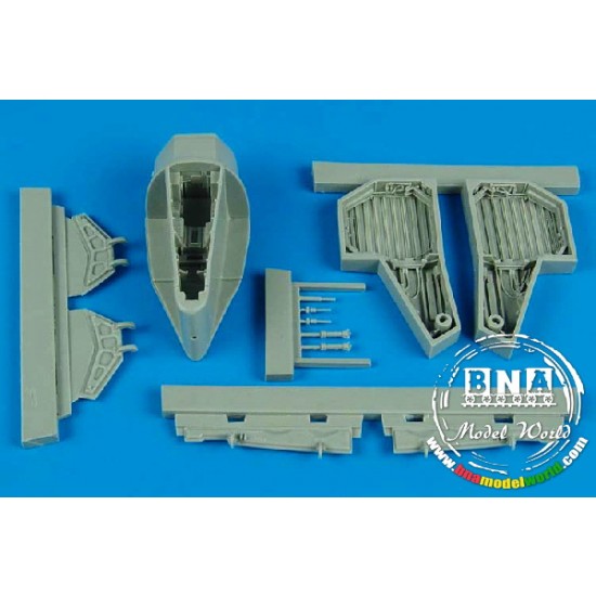1/48 F-84F Thunderstreak Wheel Bay for Kinetic kit