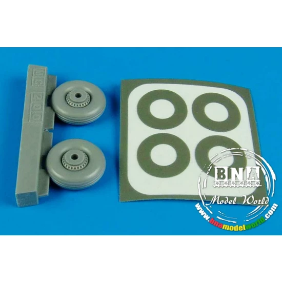 1/48 Macchi MC.200 Saetta Wheels & Paint Masks