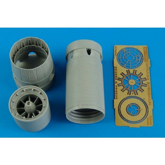 1/48 Dassault Mirage 2000C/B/D/N Exhaust Nozzle - opened for Kinetic kits 