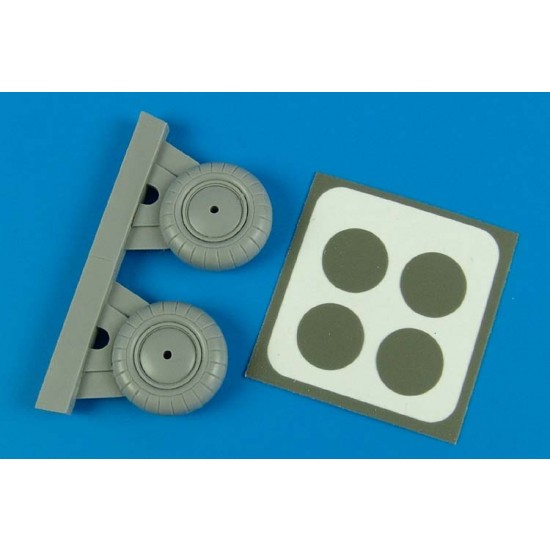 1/48 Focke-Wulf Fw 189A-1/ A-2 Wheels & Paint Mask for Great Wall Hobby kits 
