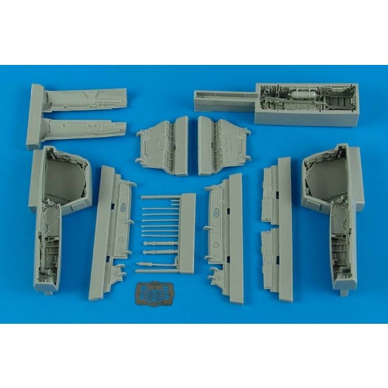1/48 Grumman F-14A/F-14B/F-14D Tomcat Wheel Bay for HobbyBoss kits 