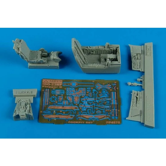 1/48 Mikoyan MiG-23MF Flogger B Cockpit Set for Trumpeter kits 