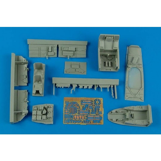 1/48 Messerschmitt Me 410B-2/U4 Cockpit Set for Meng Models kits 