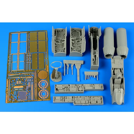 1/48 McDonnell-Douglas F/A-18A Hornet Detail Set for HobbyBoss kits 