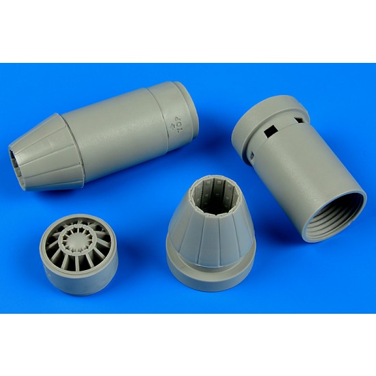 1/48 McDonnell-Douglas F/A-18E/F Super Hornet Exhaust Nozzles (Closed) for Hasegawa kit