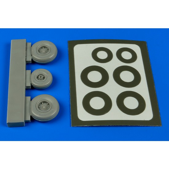 1/48 Cessna A-37 / A-37B Dragonfly Wheels & Paint Masks for Trumpeter kit