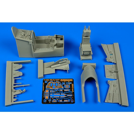 1/48 F-106A Delta Dart Cockpit Set for Trumpeter kits