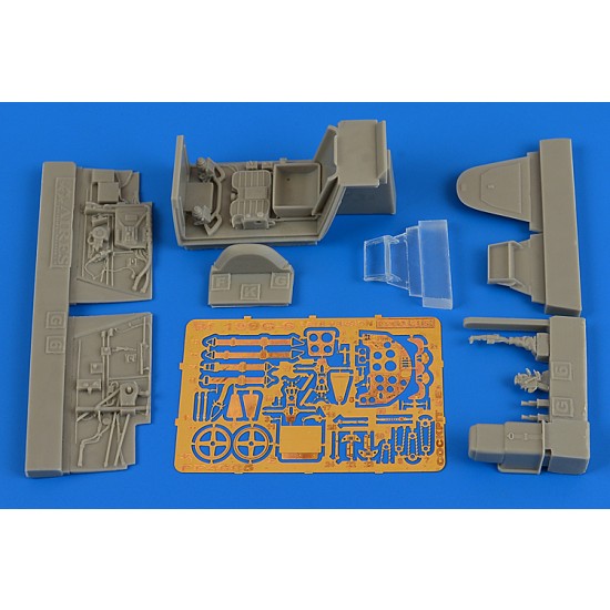 1/48 Messerschmitt Bf 109G-6 Late Cockpit Set for Eduard kit