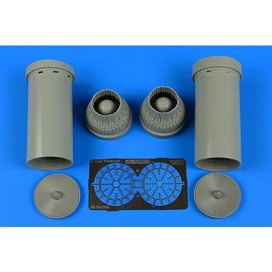 1/48 Grumman F-14A Tomcat Exhaust Nozzles (Closed) for Tamiya kit