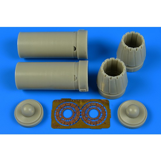 1/48 McDonnell-Douglas F/A-18C Hornet Exhaust Nozzles (Closed) for Kinetic kit