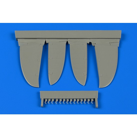1/48 Macchi MC.202 Folgore (Early) Control Surfaces for Eduard/Hasegawa kit