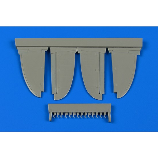 1/48 Macchi MC.202 Folgore (Late) Control Surfaces for Eduard/Hasegawa kit