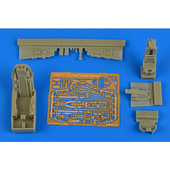 1/48 Super Etendard SEM Cockpit Set for Kinetic kits
