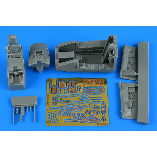 1/48 Lockheed F-104J Starfighter Cockpit Set for Kinetic kits