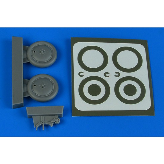 1/48 Yokosuka K5Y Willow Wheels & Paint Masking for Otaki kits