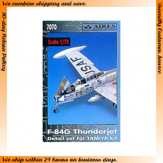 1/72 Republic F-84G Thunderjet Detail Set for Tamiya kit