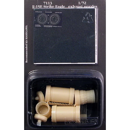1/72 F-15E Strike Eagle Turkey Features Exhaust Nozzles for Hasegawa kit